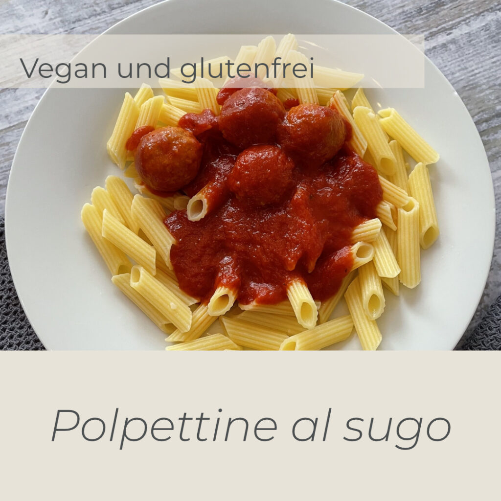 Nudeln mit Tomatensoße und Polpettine