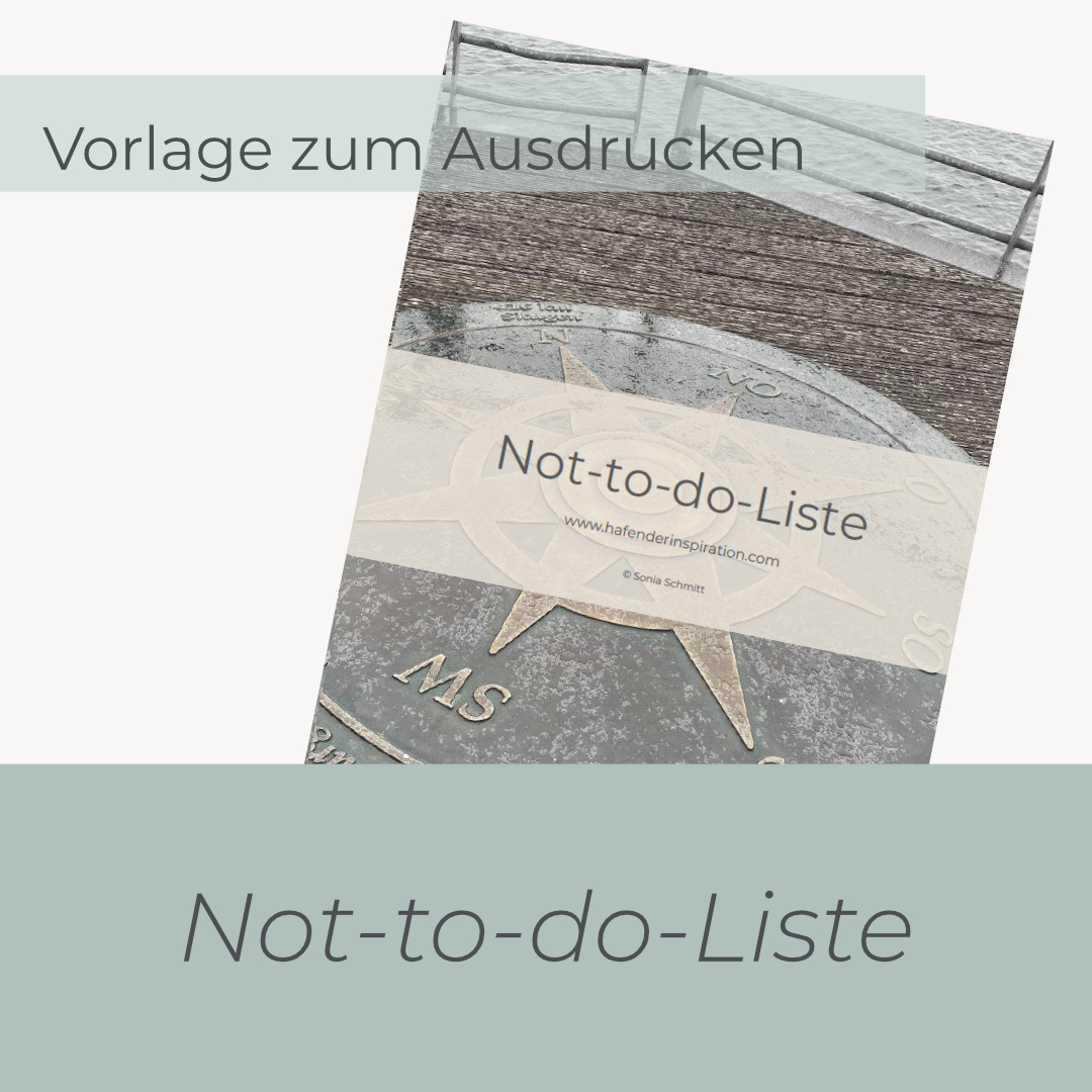 Vorlage Not-to-do-Liste